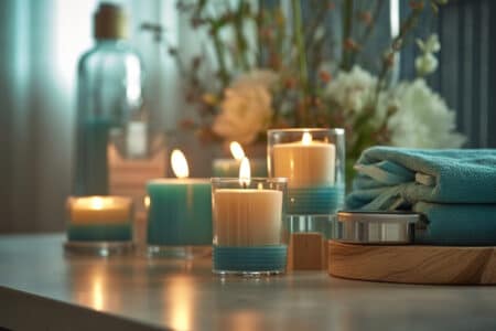 todas as imagens grupo velas mesa